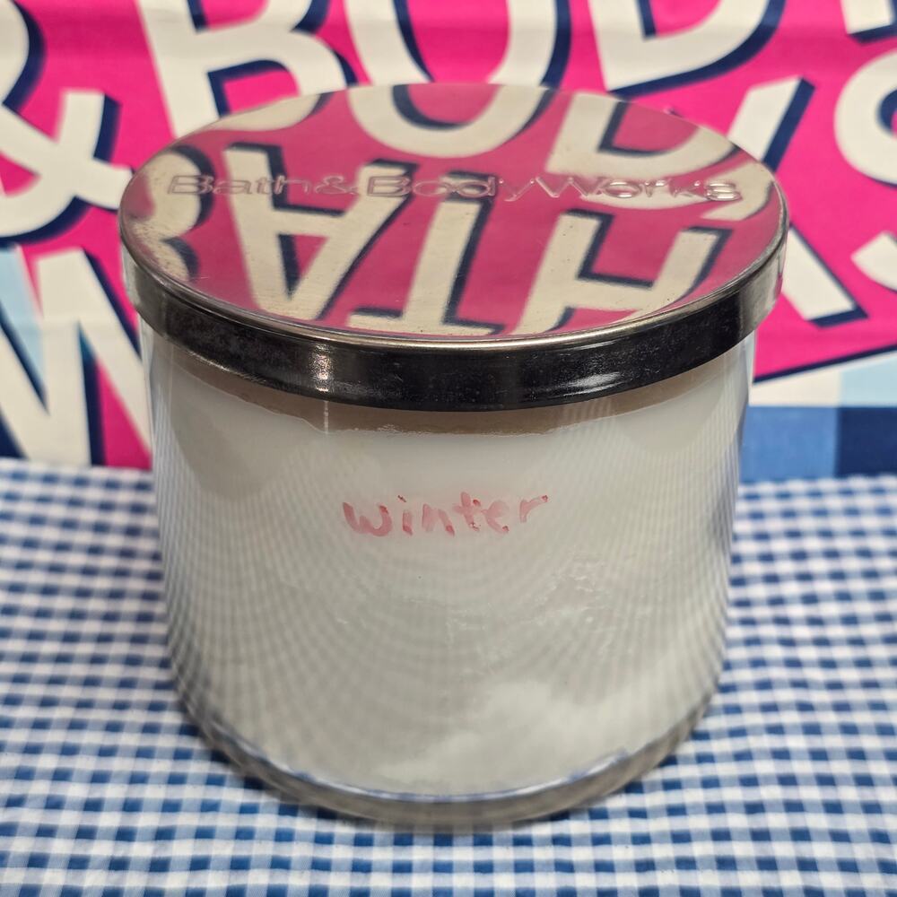 BBW Winter Large 3 Wick Candle Holiday Home Fragrance Decor